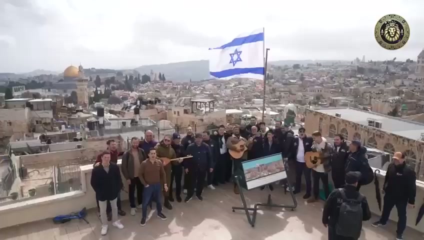 The Business of Redemption group together in Jerusalem